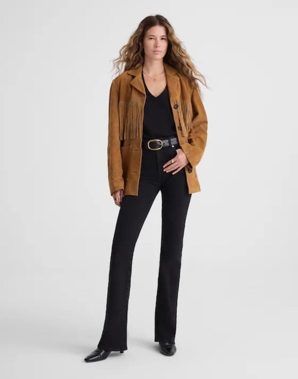 Madewell The Vintage Flare Jean in Black Frost Size 28